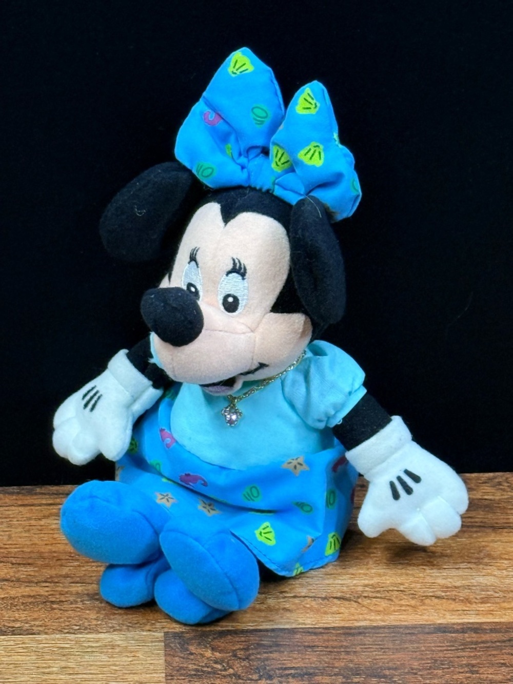 DISNEY Minnie Mouse Stuffed Doll with Necklace